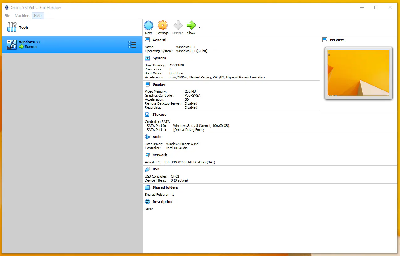 Second Virtual Machine Config
